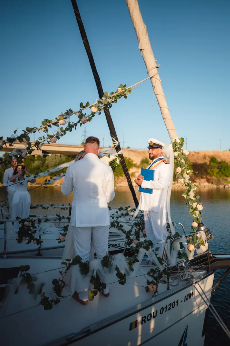 Cununie pe yacht pe Marea Neagră