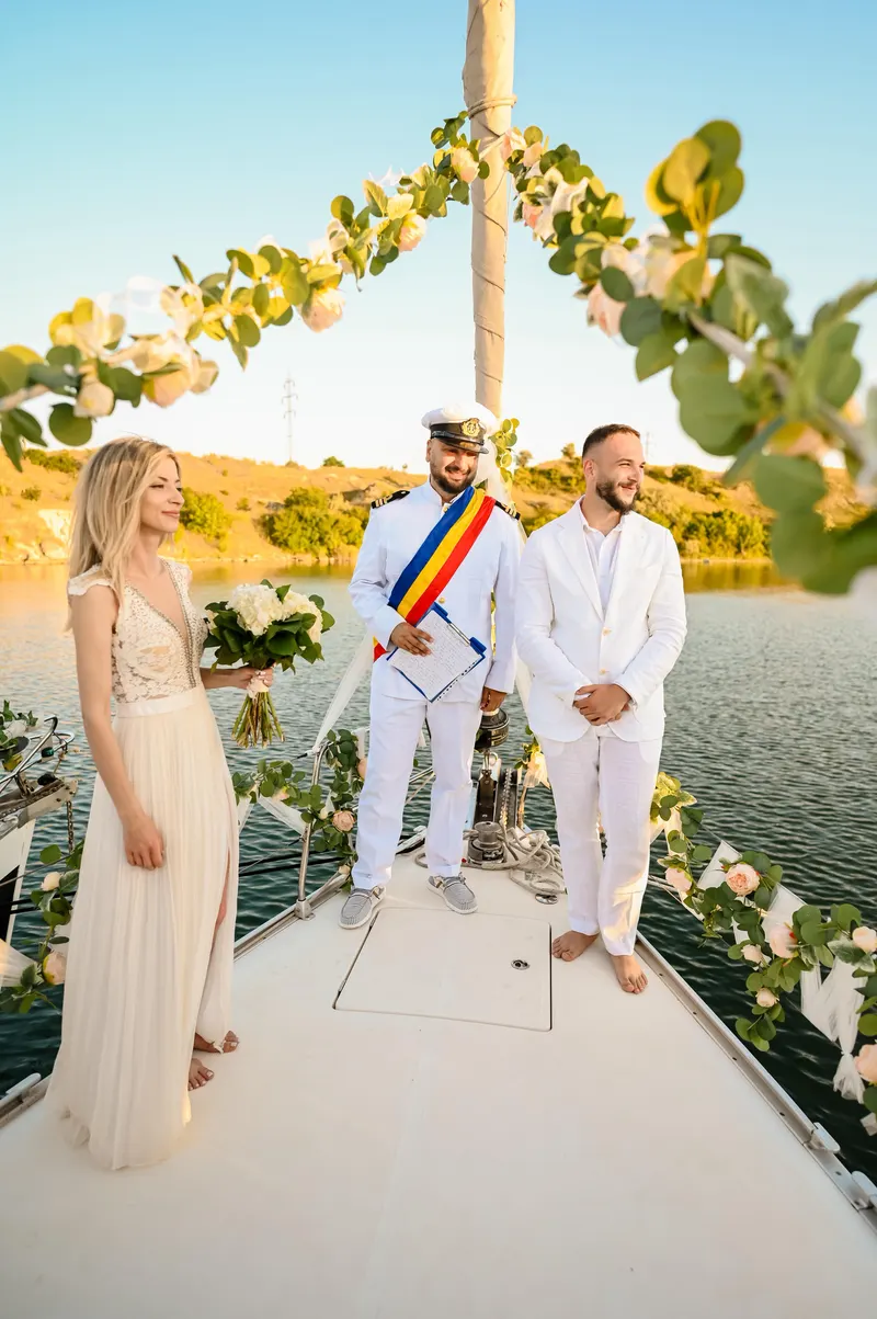 Cununie pe yacht pe Marea Neagră