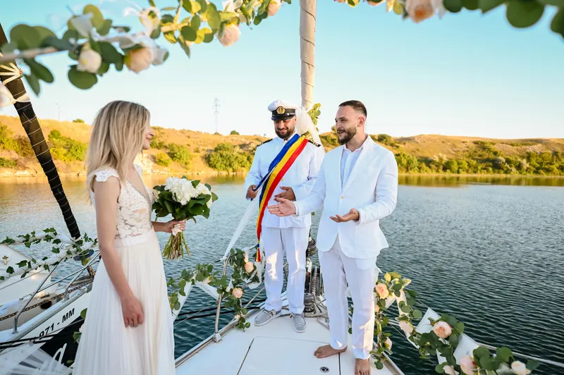 Cununie pe yacht pe Marea Neagră