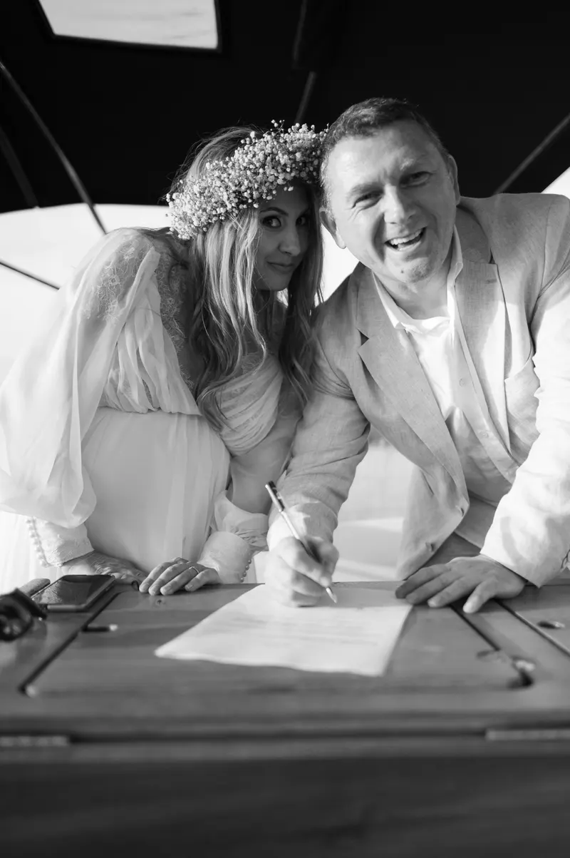 Cununie pe yacht pe Marea Neagră