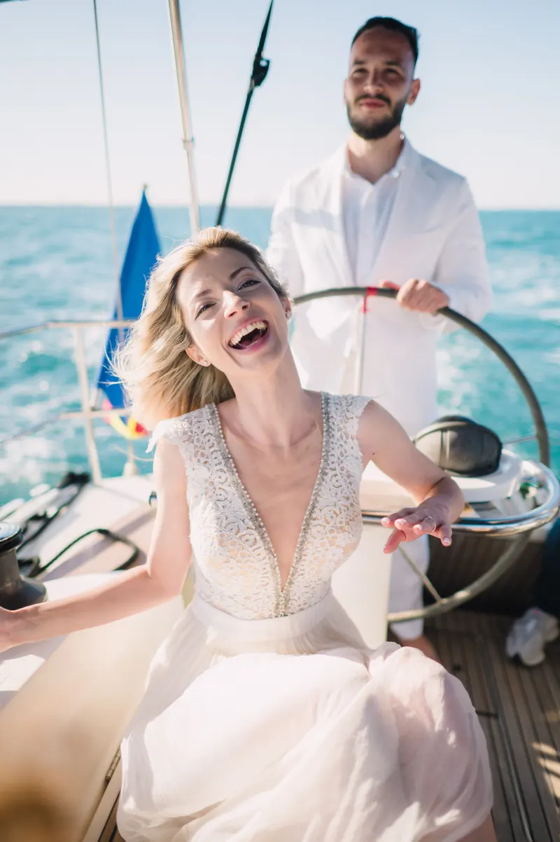 Cununie pe yacht pe Marea Neagră